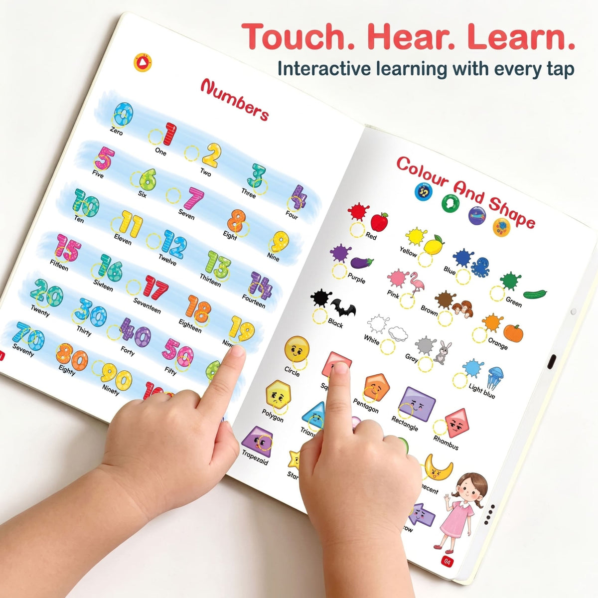 Touch, hear and learn with every tap