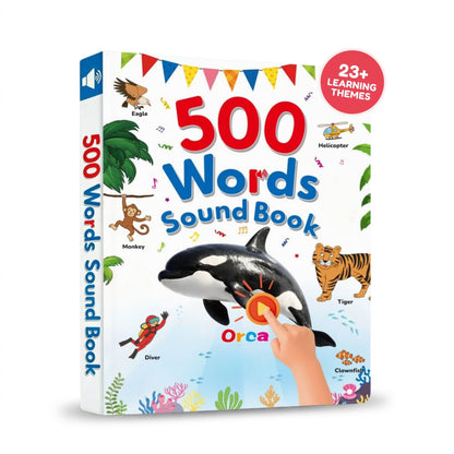 AOVVA 500-Word Sound Book with 23 learning themes